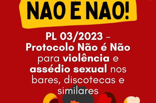 Protocolo Não é Não é proposto pelo PL 03/2023, de Maria do Rosário